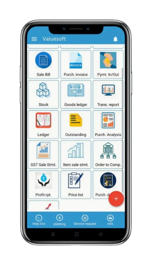 ValueSoft eOwner App on a phone